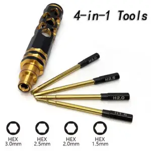 4 In 1 Hex Screw Driver Set Hexagon Tool For FPV Racing Drone Airplane Car Boat