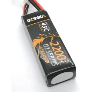 BONKA 2200mAh 45C 3S 11.1V LiPo Battery for Drone Car Plane Boat